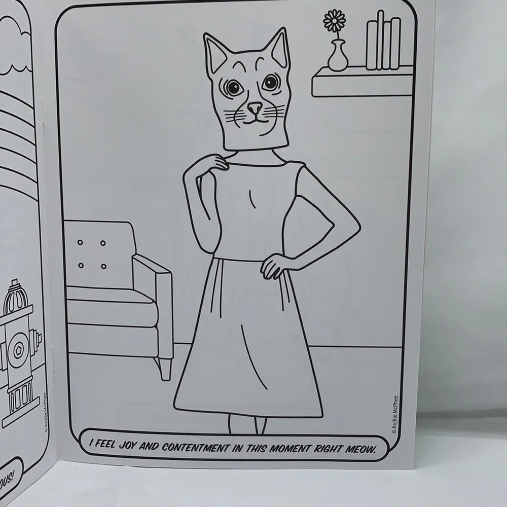WEIRD Wonderful Self Esteem Coloring Book Inspirational Self Care